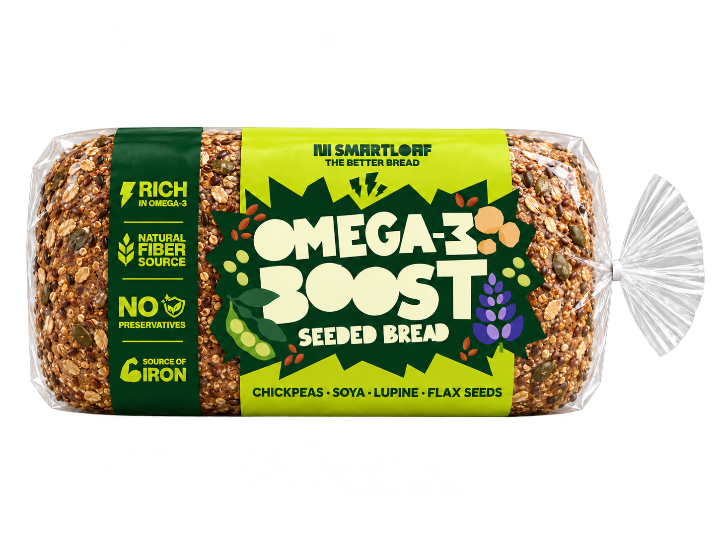 Omega-3 Boost — Seeded Bread